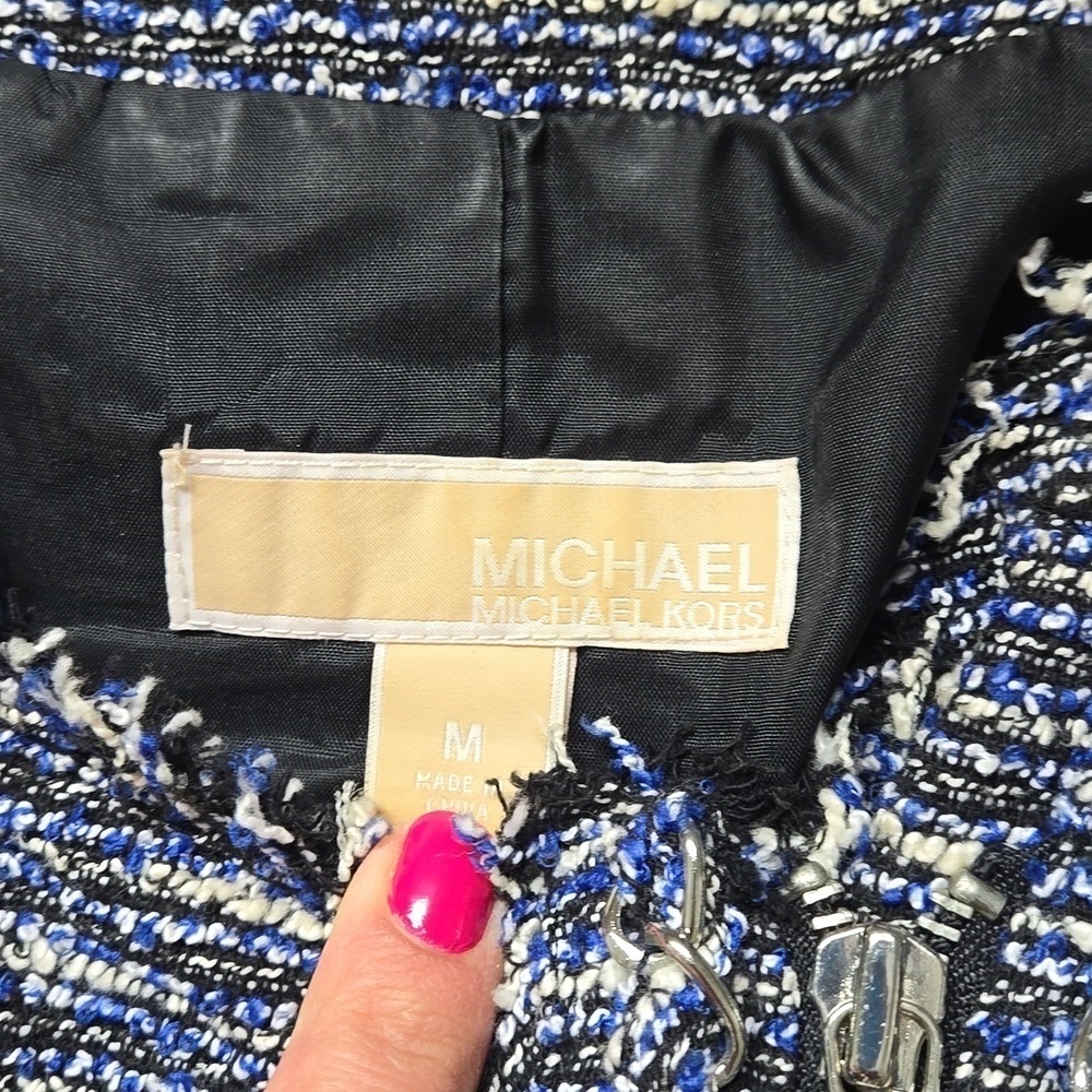 MICHAEL KORS TWEED JACKET Size M - Picture 6 of 11
